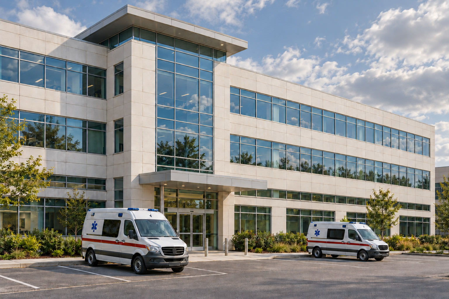 Hospital Campus and Emergency Medical Vehicles